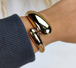 oye-store-jewelry-bracelet-04 Gold Dome Cuff Bracelet