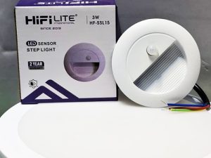 Oye store LED SENSOR STEP LIGHT WHITE HiFi LITE® International – 3W LED Sensor Step Light (Model: HF-SSL15, Round White)