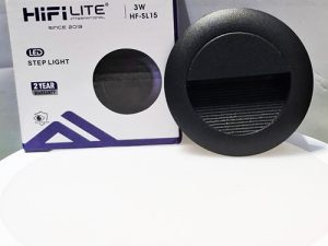 oye store LED SENSOR STEP LIGHT BLACK HiFi LITE® International – 3W LED Sensor Step Light (Model: HF-SSL15)